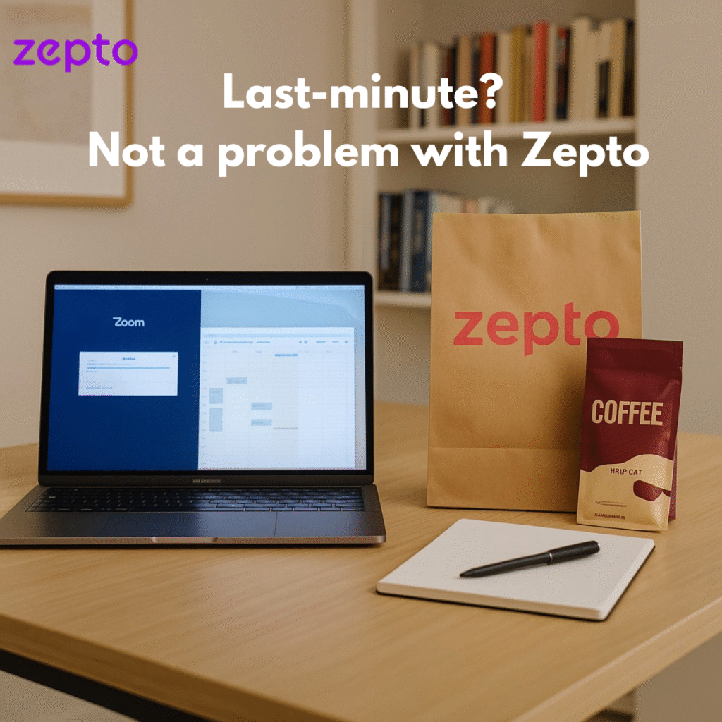 last minute not a problem with zepto